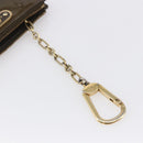 LOUIS VUITTON Monogram Vernis Pochette Cle NM Purse Beige M91763 Auth 152245-14