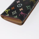 LOUIS VUITTON Monogram Multicolor Multicles 4 Key Case Black M93732 Auth 152246-16