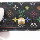 LOUIS VUITTON Monogram Multicolor Multicles 4 Key Case Black M93732 Auth 152246-18