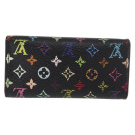 LOUIS VUITTON Monogram Multicolor Multicles 4 Key Case Black M93732 Auth 152246 - 0