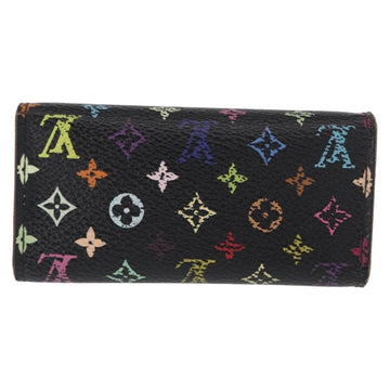 LOUIS VUITTON Monogram Multicolor Multicles 4 Key Case Black M93732 Auth 152246 - 0
