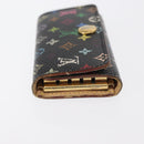 LOUIS VUITTON Monogram Multicolor Multicles 4 Key Case Black M93732 Auth 152246-4