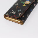 LOUIS VUITTON Monogram Multicolor Multicles 4 Key Case Black M93732 Auth 152246-14