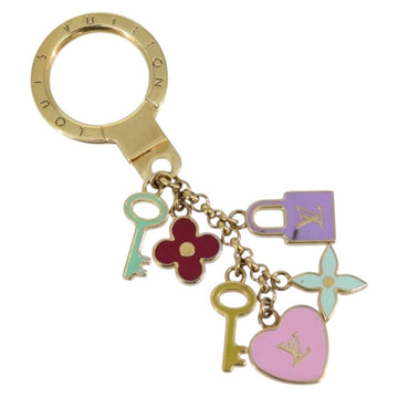 LOUIS VUITTON Porte Cles Pretty Charm metal Multicolor M66145 LV Auth 152247V
