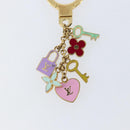 LOUIS VUITTON Porte Cles Pretty Charm metal Multicolor M66145 LV Auth 152247V-7