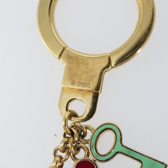 LOUIS VUITTON Porte Cles Pretty Charm metal Multicolor M66145 LV Auth 152247V