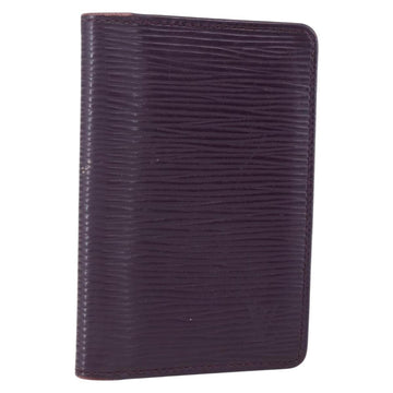 LOUIS VUITTON Epi Organizer De Poch Card Case Purple M6358K LV Auth 152248