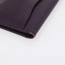 LOUIS VUITTON Epi Organizer De Poch Card Case Purple M6358K LV Auth 152248-7