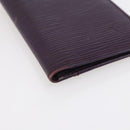 LOUIS VUITTON Epi Organizer De Poch Card Case Purple M6358K LV Auth 152248-15