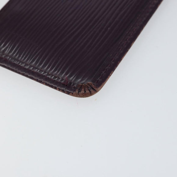 LOUIS VUITTON Epi Pochette Cles NM Muntbuidel Paars M6660K LV Auth 152249