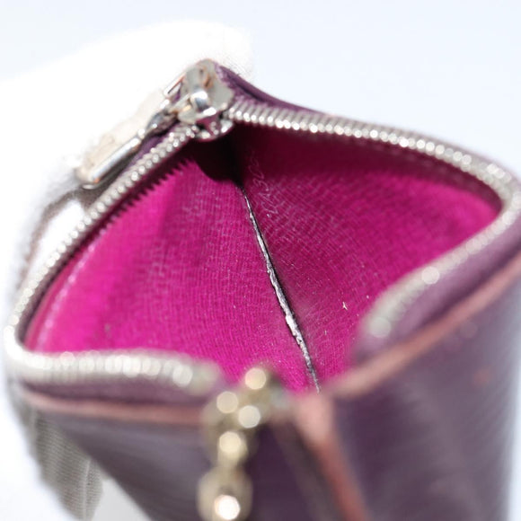 LOUIS VUITTON Epi Pochette Cles NM Muntbuidel Paars M6660K LV Auth 152249