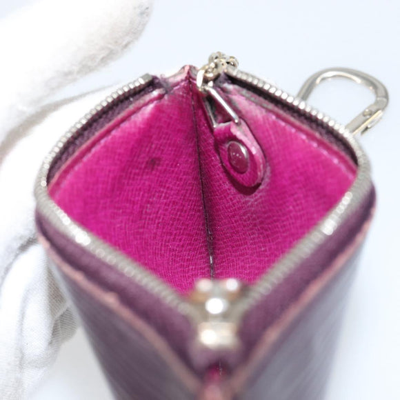 LOUIS VUITTON Epi Pochette Cles NM Coin Purse Purple M6660K LV Auth 152249