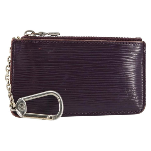 LOUIS VUITTON Epi Pochette Cles NM Muntbuidel Paars M6660K LV Auth 152249