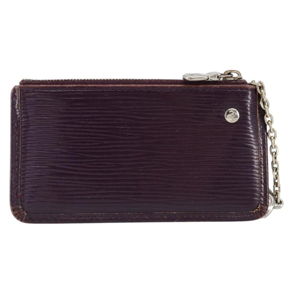 LOUIS VUITTON Epi Pochette Cles NM Muntbuidel Paars M6660K LV Auth 152249
