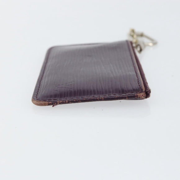 LOUIS VUITTON Epi Pochette Cles NM Muntbuidel Paars M6660K LV Auth 152249