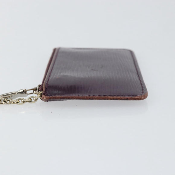 LOUIS VUITTON Epi Pochette Cles NM Muntbuidel Paars M6660K LV Auth 152249