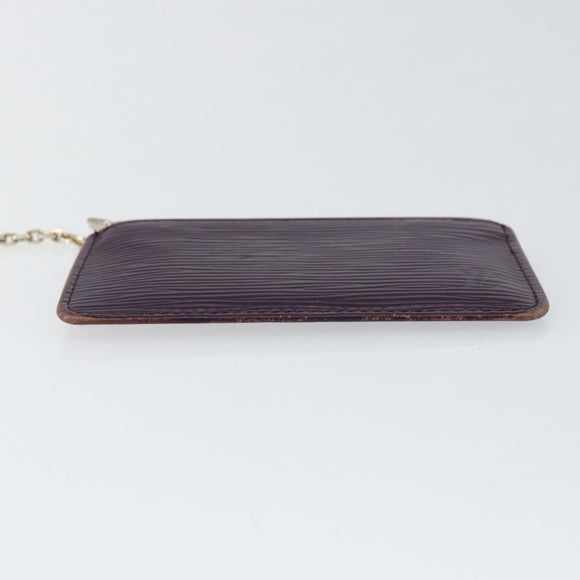 LOUIS VUITTON Epi Pochette Cles NM Muntbuidel Paars M6660K LV Auth 152249
