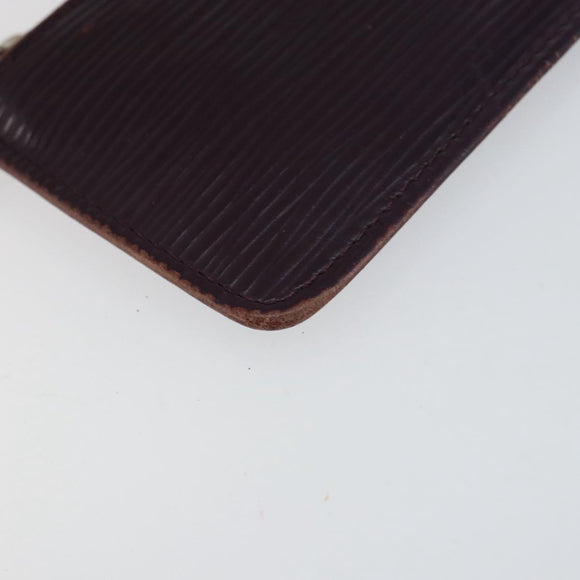 LOUIS VUITTON Epi Pochette Cles NM Muntbuidel Paars M6660K LV Auth 152249