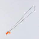 LOUIS VUITTON Collier LV Frio Necklace metal Orange MP2142 LV Auth 152250-2