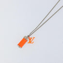LOUIS VUITTON Collier LV Frio Necklace metal Orange MP2142 LV Auth 152250-3