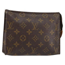 LOUIS VUITTON Monogram Poche Toilette 19 Pouch M47544 LV Auth 152251-1