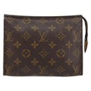 LOUIS VUITTON Monogram Poche Toilette 19 Pouch M47544 LV Auth 152251-13