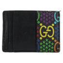 GUCCI GG Psychedelic Card Case Black 601098 Auth 152252-3