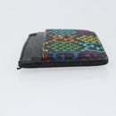 GUCCI GG Psychedelic Card Case Black 601098 Auth 152252-5