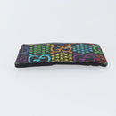 GUCCI GG Psychedelic Card Case Black 601098 Auth 152252-7