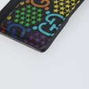 GUCCI GG Psychedelic Card Case Black 601098 Auth 152252-9
