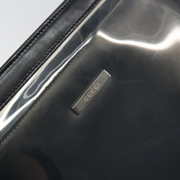 GUCCI Tote Bag Vinyl Black 001 2058 1773 5 Auth 152253