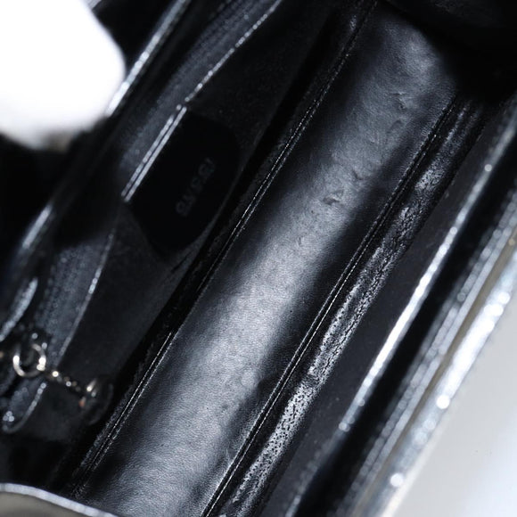 GUCCI Tote Bag Vinyl Black 001 2058 1773 5 Auth 152253