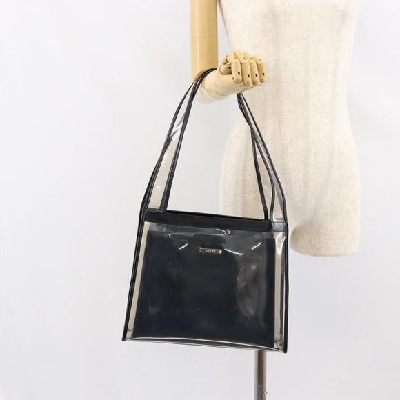 GUCCI Tote Bag Vinyl Black 001 2058 1773 5 Auth 152253