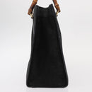GUCCI Bamboo Hand Bag Suede Leather Black Gold 002 1186 0260 Auth 152254-4