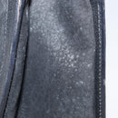 GUCCI Bamboo Hand Bag Suede Leather Black Gold 002 1186 0260 Auth 152254-5