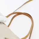 PRADA Hand Bag Nylon Enamel 2way White Silver Auth 152256-8