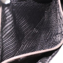 PRADA Hand Bag Nylon Khaki Silver Auth 152257-22