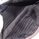 PRADA Hand Bag Nylon Khaki Silver Auth 152257-23