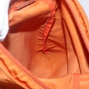 PRADA Shoulder Bag Nylon Orange Silver Auth 152258-20