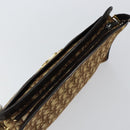 Christian Dior Trotter Canvas Shoulder Bag Beige Gold Auth 152260-6