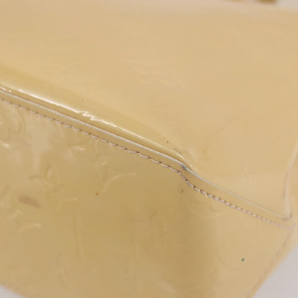 LOUIS VUITTON Monogram Vernis Reade PM Bag Marshmallow Pink M91306 Auth 152261