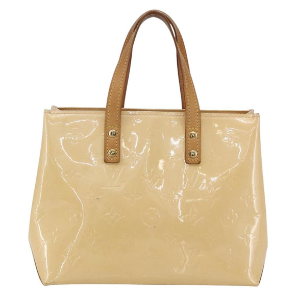 LOUIS VUITTON Monogram Vernis Reade PM Bag Marshmallow Pink M91306 Auth 152261