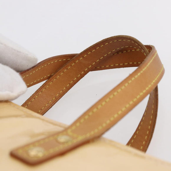 LOUIS VUITTON Monogram Vernis Reade PM Bag Marshmallow Pink M91306 Auth 152261