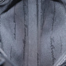 Salvatore Ferragamo Gancini Shoulder Bag Leather Black Gold Auth 152264-11