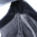 Salvatore Ferragamo Gancini Shoulder Bag Leather Black Gold Auth 152264-17