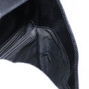 Salvatore Ferragamo Gancini Shoulder Bag Leather Black Gold Auth 152264-21