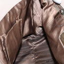 Salvatore Ferragamo Shoulder Bag Leather Beige Gold Auth 152265-18