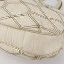 Salvatore Ferragamo Tote Bag Leather White Auth 152267-10