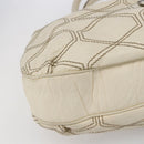 Salvatore Ferragamo Tote Bag Leather White Auth 152267-11