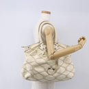 Salvatore Ferragamo Tote Bag Leather White Auth 152267-21